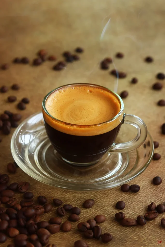 image of espresso coffee for coffee house webpage